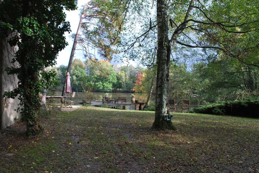 Paradis Perdu En Sologne Avec Plage Privee Villeny Exterior foto